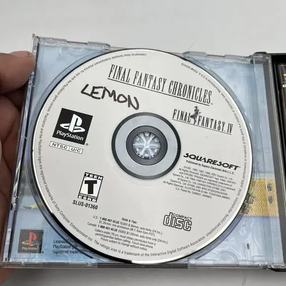 Final Fantasy Chronicles Black Label Playstation 1 PS1 CIB Complete Tested